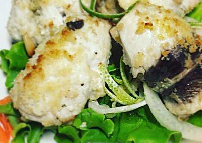 Involtini di Pesce Spada Fresco di Sicilia alla Beccafico con Zenzero e Lime