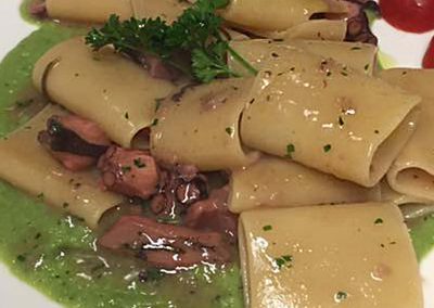 Pasta Fresca con polpo